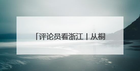 评论员看浙江丨从桐乡的一座村民大厦，看浙江的城乡融合