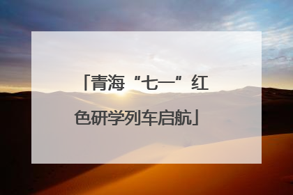 青海“七一”红色研学列车启航