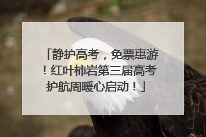 静护高考，免票惠游！红叶柿岩第三届高考护航周暖心启动！