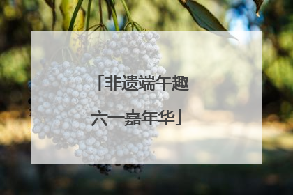 非遗端午趣 六一嘉年华