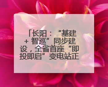 长阳：“基建 + 智巡”同步建设，全省首座“即投即启”变电站正式投运