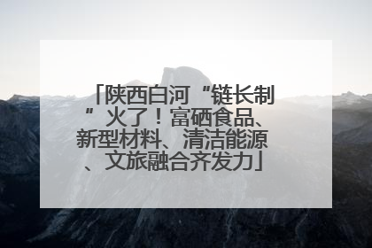 陕西白河“链长制”火了！富硒食品、新型材料、清洁能源、文旅融合齐发力