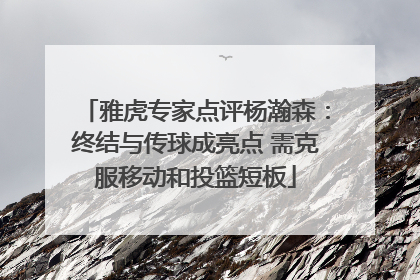 雅虎专家点评杨瀚森：终结与传球成亮点 需克服移动和投篮短板