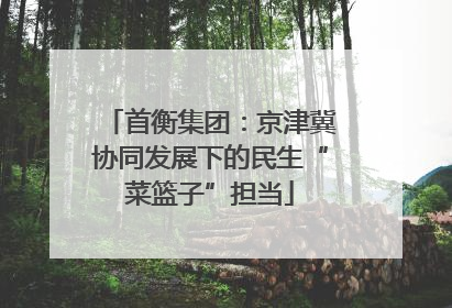 首衡集团：京津冀协同发展下的民生“菜篮子”担当