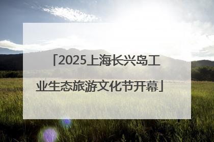 2025上海长兴岛工业生态旅游文化节开幕