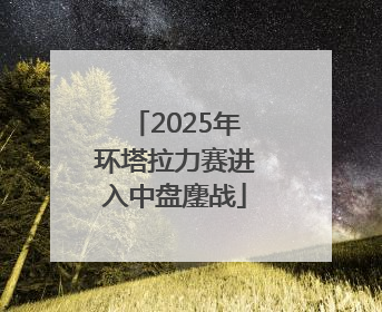2025年环塔拉力赛进入中盘鏖战