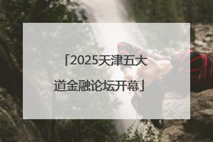 2025天津五大道金融论坛开幕