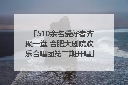 510余名爱好者齐聚一堂 合肥大剧院欢乐合唱团第二期开唱