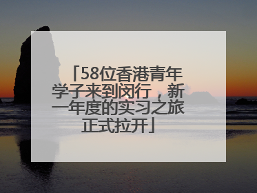 58位香港青年学子来到闵行，新一年度的实习之旅正式拉开