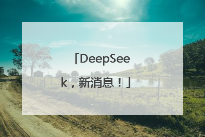 DeepSeek，新消息！